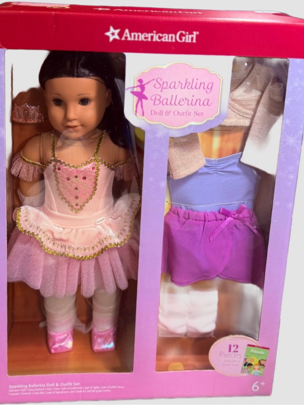 NIB 18” American Girl Sparkling Ballerina Doll & Outfit Set – Pristine Condition